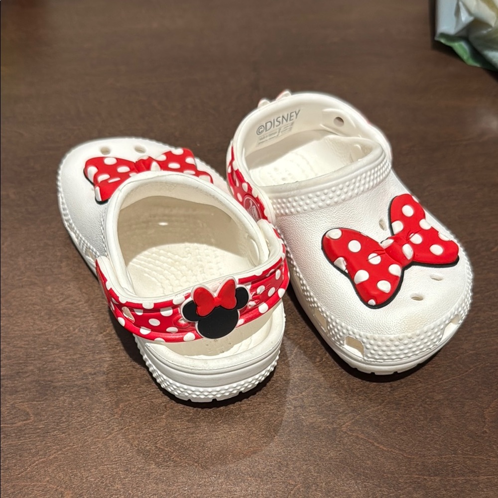 Disney Minnie Mouse Polka Dot CROCS Kids shoes